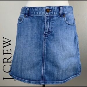 J-Crew Classic Jean Skirt
